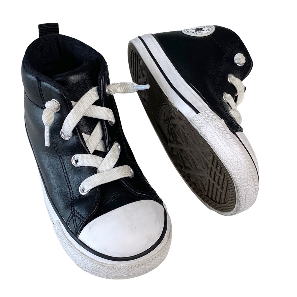 Converse โข๏ธ โช All Star Mid Top Leather Sneaker โช - Picture 6 of 16
